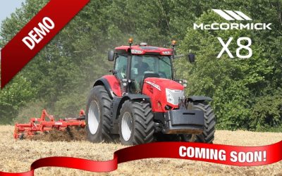 Demonstration McCormick X8 Tractor coming soon